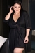 200667 - Look Completo Camisola + Robe Preto Liso na internet
