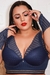 Look Completo com Sainha e Luvas - Azul Marinho. - comprar online