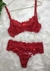 200762 - Conjunto Rendado Com Aro - Vermelho na internet
