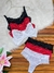 200762 - Conjunto Rendado Com Aro - Vermelho - Tulipa Rosé Lingeries