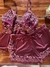 9355 - Baby Doll Liganete Premium Bicolor - Tulipa Rosé Lingeries