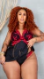 Imagem do 9354 - Kit Linha Noite Bicolor - Camisola + Baby Doll