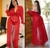 Robe Tule Longo Vermelho | Avulso