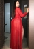 20302 - Look Completo Conjunto + Robe Tule Longo Vermelho - comprar online