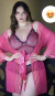 Imagem do 200443 - Look Completo Conjunto Bicolor com Robe Tule
