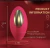 4012 - Vibrador de Calcinha com estimulador por ondas de pressão - Via APP - Recarga USB na internet