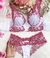 9033 - Conjunto em Renda Bicolor Angélica - comprar online