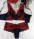 9033 - Conjunto em Renda Bicolor Angélica - comprar online