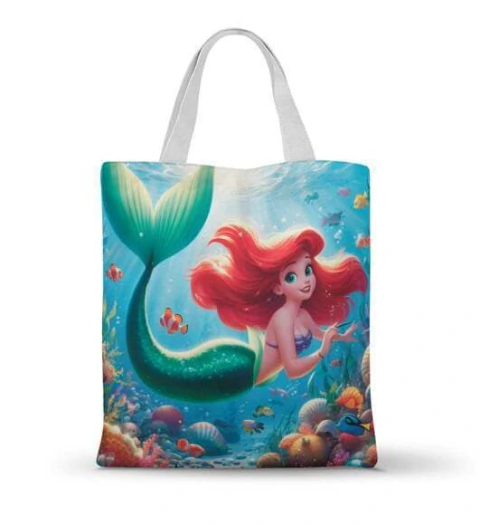 Ecobag Sereia Ariel Mimo Fofinho Sucesso Na Festa
