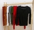Kit 3 Blusa decote em V com detalhes em trança ( cores sortidas) na internet