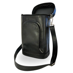 Bolsa para vinhos e taças Duo Bag preta térmica - comprar online