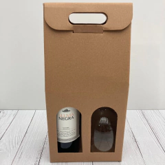 Caja Para Dos Botellas De Vino/Copa en internet