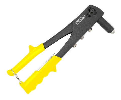 Remachadora Remaches Pop Manual Metálica 4 Boquillas