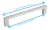 Manija Para Mueble Uc10 Aluminio Anodizado 128mm Emr - comprar online