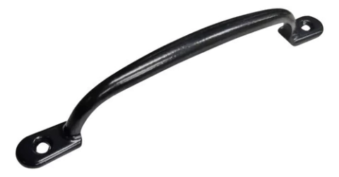 Tirador Manija Oberá 128 Mm Cajón Mueble Zamak Puerta Negro