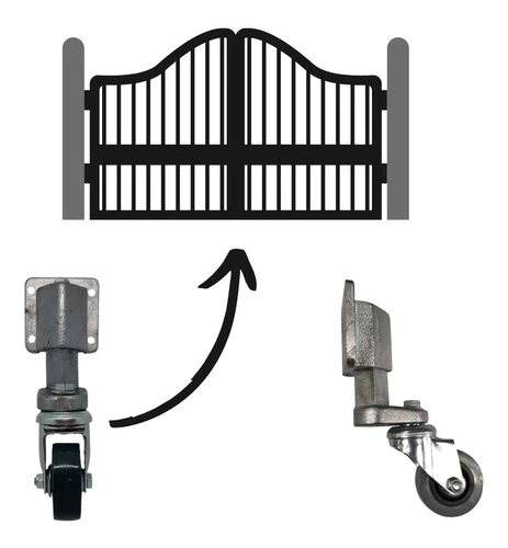 Rueda Flotante Con Resorte Para Portón Pivotante X 2 Unid - comprar online