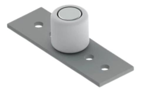 Rollete De Centro 21 Mm Diámetro Nylon Herrero Para Guía U 21