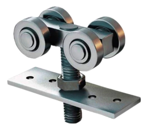 Carro 168 Acero 60 Kgs Corredizo Riel 168 Colgante X 2 Unidades