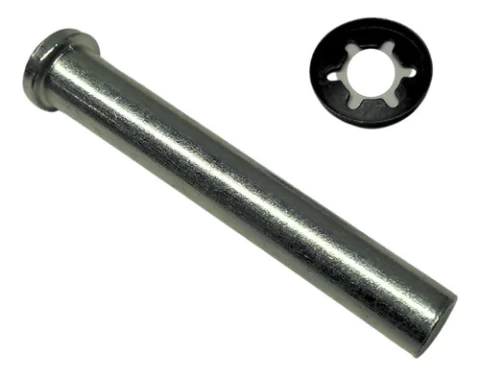 Perno Eje Para Rodillo De Futón Con Seguro De Acero X Unid