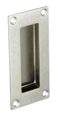 Cubeta Rectangular Embutir Puerta Cajón Corrediza Acero Inox