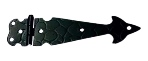 Bisagra Estilo Colonial Hierro Negro Tamaño Mediana X 8 Unidades