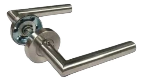 Picaporte Manija Puerta Acero Inox Retroceso Cilíndrica x Unidad