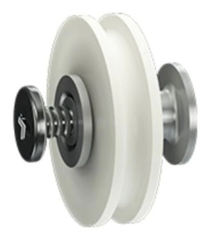 Rueda Mosquitero De Aluminio Acanalada 25mm Ruleman X 50 Unidades