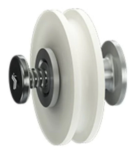 Rueda Mosquitero De Aluminio Acanalada 25mm Ruleman X 30 Unidades