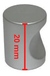 Tirador Aluminio Mate Para Mueble Cajón O Puerta 16 X 20 Mm - comprar online