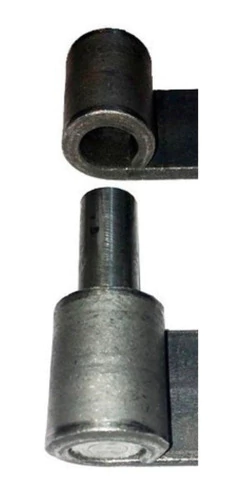 Bisagra Herrero Soldar 38x5x15 Mm Reforzada Ala Corta Hierro x Unidad