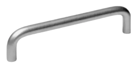 Manija Puente 128 Mm Macizo Cajón Puerta Mueble Mate