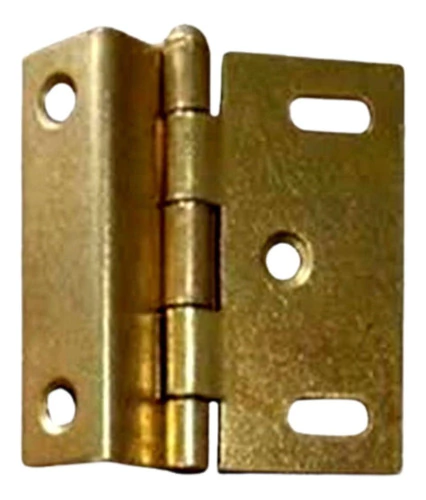 Bisagra Pestaña N°4 Puerta Muebles Bronceada Regulable X 25 Unidades - comprar online