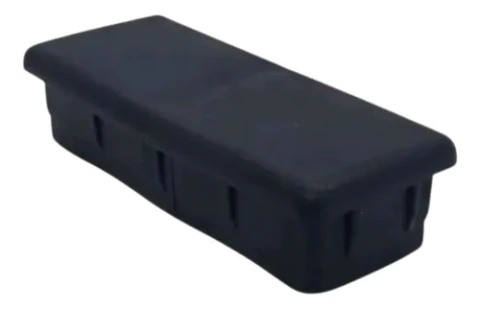 Regatón Plástico Interior Cuadrado 40x60 Capuchón X 4 Unidades