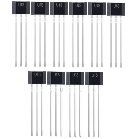 10 Sensor Hall U18 US1881 OH188 TO92 Magnético Arduino