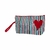 Necessaire Nylon B6 Coração - Com Base 6cm na internet