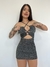 VESTIDO SERENA LUREX PRETO - loja online