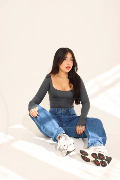 BLUSA MAGNETIC CINZA - Closet da Pie
