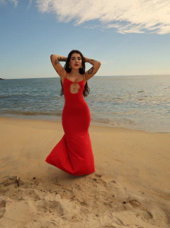 VESTIDO FLAME VERMELHO na internet