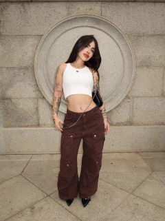 CARGO JEANS URBAN MARROM