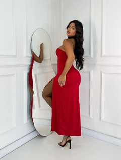 VESTIDO DELÍRIO VERMELHO na internet