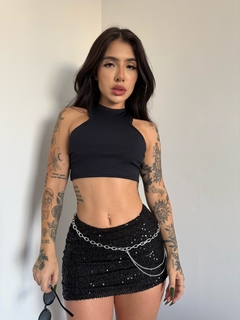 CROPPED HOT BASIC PRETO - comprar online