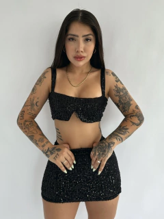 CONJUNTO DIAMOND PRETO na internet