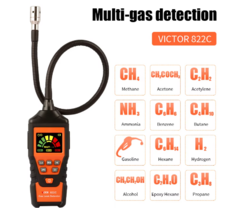 Detector de gas portátil Victor-Ruoshui 822C 10000PPM - comprar online