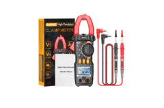 Pinza amperoemtrica ANENG PN107 CAT II, medidor de volt 600V, CA, 4000 recuentos, Amp, detección sin contacto - EUPRO HERRAMIENTAS