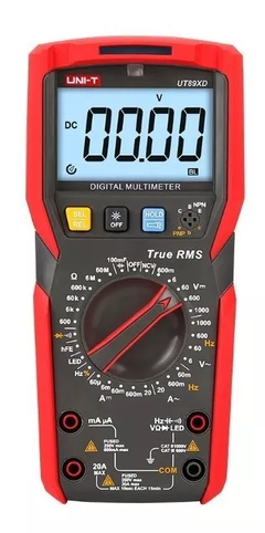Uni-t Multímetro Digital Ut89xd Ncv Dual