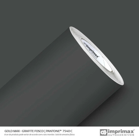 Adesivo Gold Max Fosco Grafite - 1,22m largura