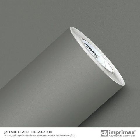 Adesivo Decorativo Jateado Cinza Nardo - 1,40m largura