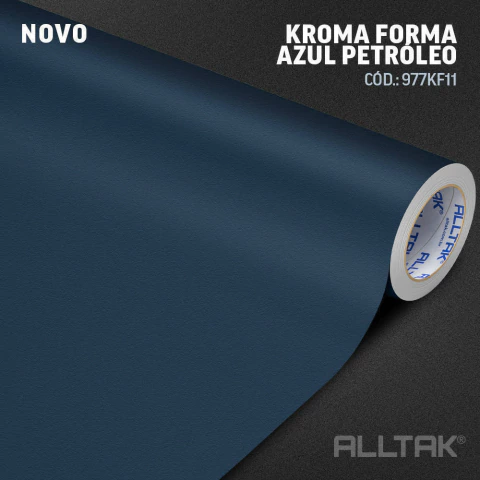 Adesivo Decorativo Madeira Kroma Fórmica Azul Petróleo - 1,22m largura - comprar online