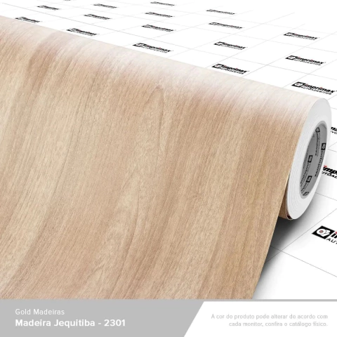 Adesivo Decorativo Madeira Jequitibá MJ2301 - 1,22m largura