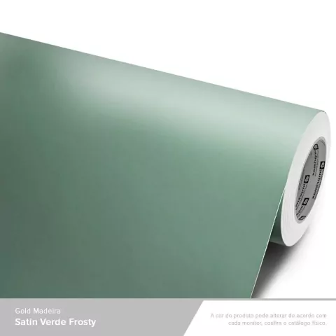 Adesivo Decorativo Madeira Fórmica Verde Frosty - 1,22m largura